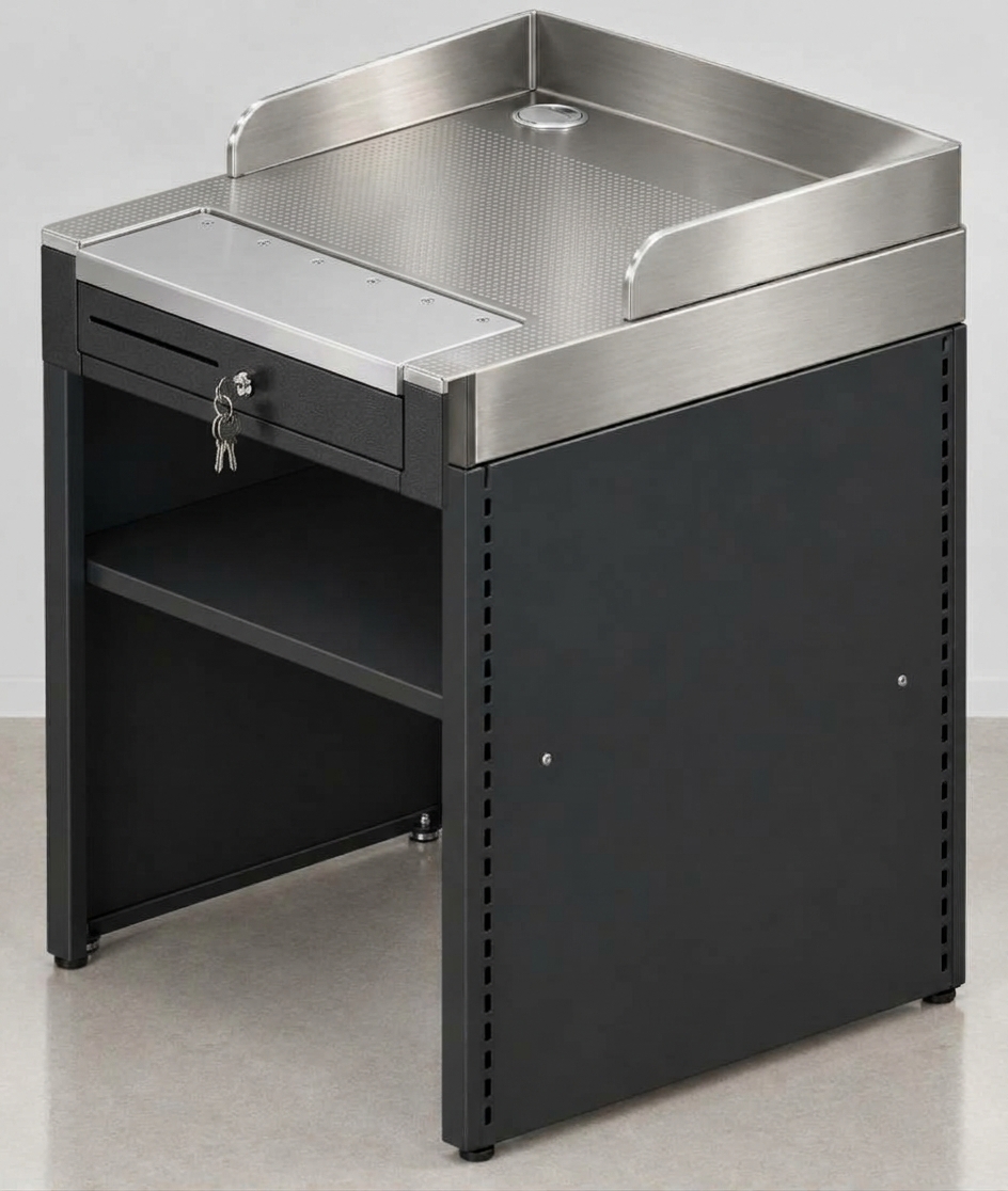Mueble Caja Expresso – 4 Modelos para Tiendas 10 Mueble caja Expresso Basic Simple para tiendas