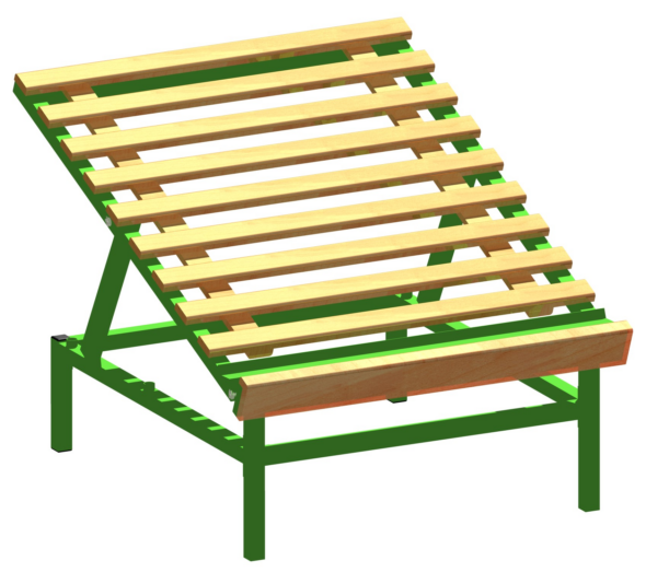 EXPOSITOR NATURA MADERA 1330MM PARA FRUTAS Y LEGUMBRES