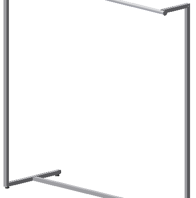 EXPOSITOR TEXTIL EN Z 1260x500x1350MM