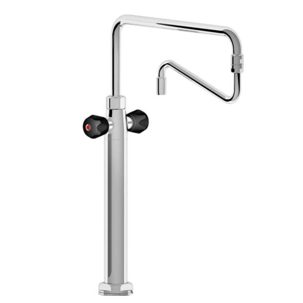 GRIFO DE COLUMNA ORIENTABLE SOBREMESA POMO AISLANTE