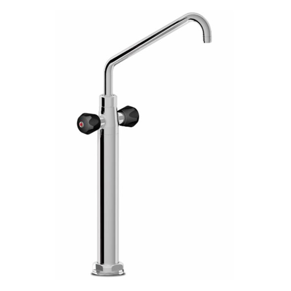 GRIFO COLUMNA SOBREMESA 2 AGUAS POMO AISLANTE