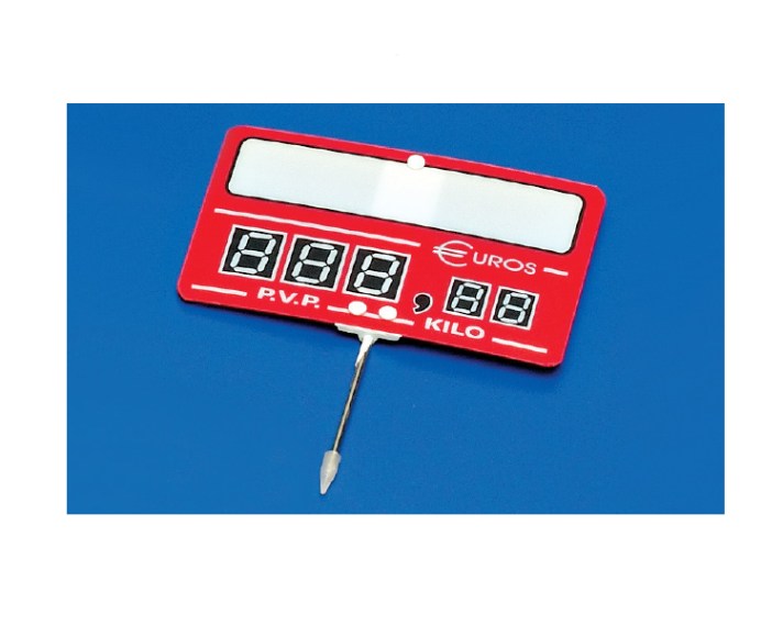 PORTAPRECIO DIGITAL AZUL O ROJO 3 PORTAPRECIO DIGITAL AZUL O ROJO - Imagen 3