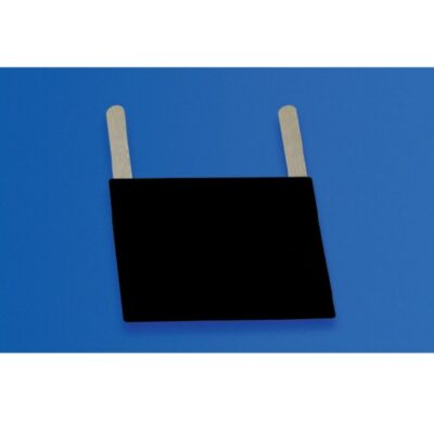 PORTAPRECIO LISO PIZARRA GANCHOS
