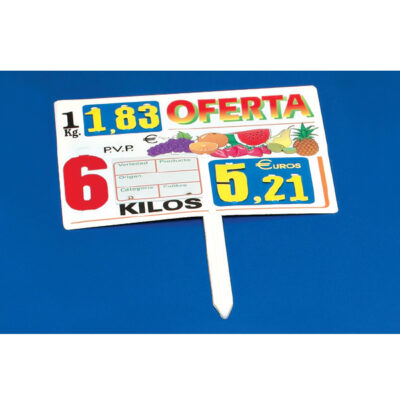 PORTAPRECIO OFERTA PALETA