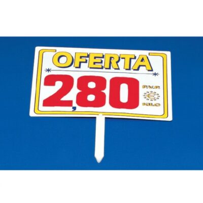 PORTAPRECIO OFERTA RECAMBIABLE