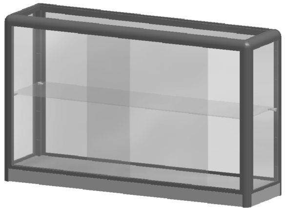 VITRINA EXPOSITORA ESTANTERÍA Ve 275MM